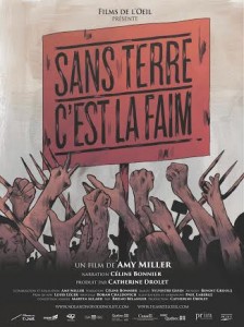 sans terre c'est la faim_affiche
